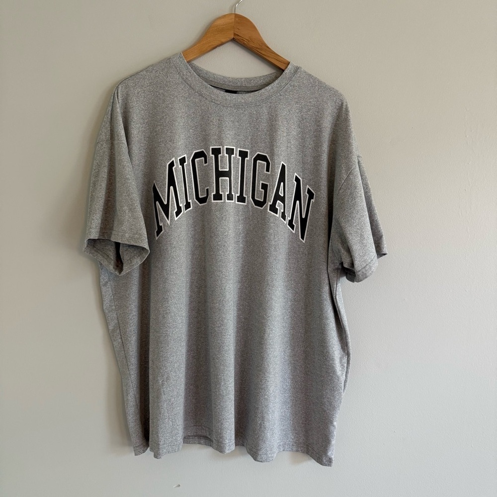 Gray Michigan Short Sleeve Tee - Picture 2 of 7